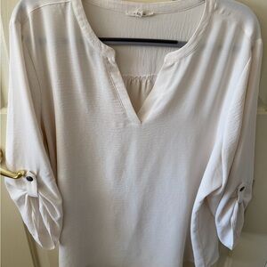Maurices Classic White Blouse